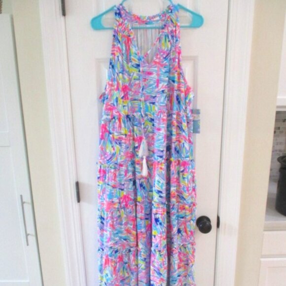 Lulu B Floral Maxi Dress NWT Size XXL - Picture 1 of 10